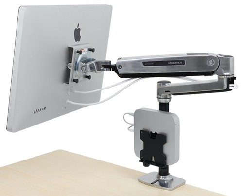 Ergotron LX Series LX HD Sit-Stand. Maximum weight capacity: 13.6 kg, Maximum screen size: 116.8 cm (46"). Height adjustme