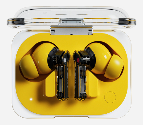 Nothing Ear (a) True Wireless Earbud Stereo Earset - Yellow, Transparent - Binaural - In-ear - 1000 cm - Bluetooth - Noise