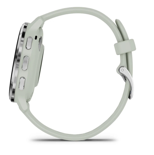 Garmin Venu 3S Smart Watch - Sage Gray Body Color - Phone, Speaker, Text Messaging - Sleep Quality, Stress - GPS - 240 Hou