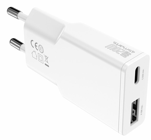 4smarts 541122. Aufladetyp: Drinnen, Energiequelle: AC, Aufladekompatibilität: Smartphone, Tablets. Eingangsspannung: 100 