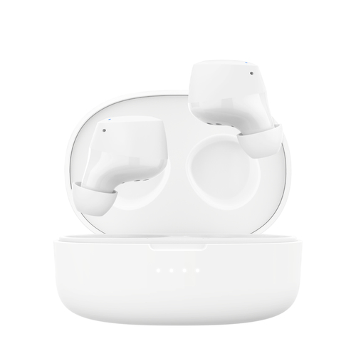 Belkin SoundForm Bolt Kabellos Ohrhörer Mono, Stereo Ohrhörerset - Weiß - Binaural - In-Ear - 1000 cm Reichweite - Bluetooth
