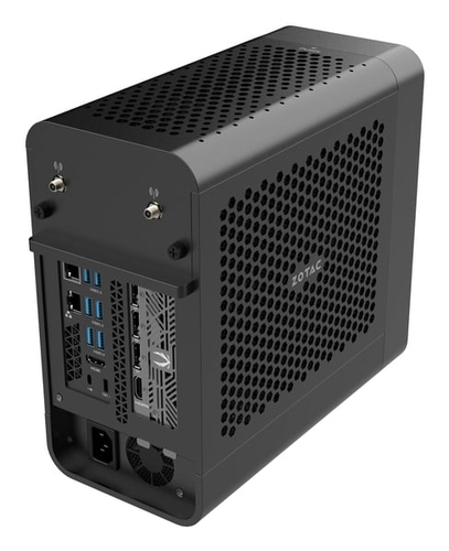 Zotac ZBOX -EU27507TC-BE. Gehäusetyp: Mini-Tower, Produkttyp: PC Barebone. Unterstützte Arbeitsspeicher: DDR5-SDRAM, Anzah