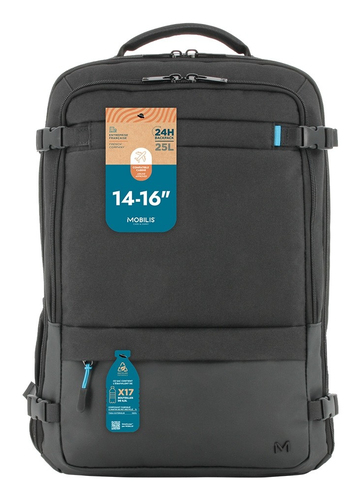 Mobilis 025031. Tipo de mala: Mochila, Tamanho máximo de ecrã: 40,6 cm (16"), Número de compartimentos: 2, Número de bolso