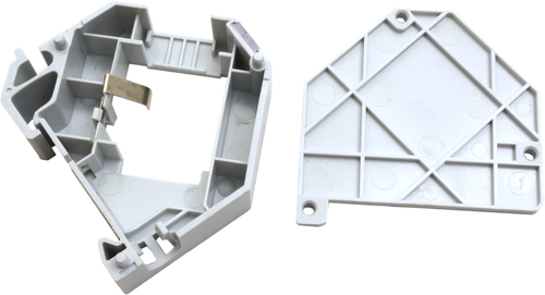 Roline Befestigungsadapter für Keystone-Modul - Silber - Acrylnitril-Butadien-Styrol (ABS)