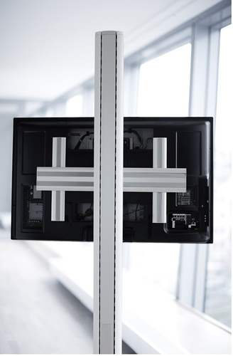 SMS Mounting Adapter for Flat Panel Display - Silver - 1 Display(s) Supported - 100 kg Load Capacity - 1000 x 600, 200 x 2