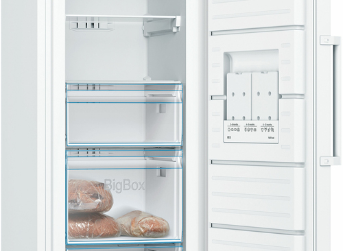 Freezer Bosch GSN33VWEP 225 L - Installazione libera - Bianco - Allarme porta - 4 x Porta/e - Reversibile - 229 kWh Per an