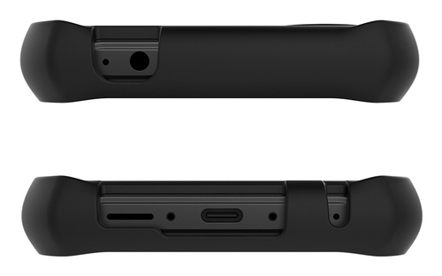 MOBILIS SPECTRUM_R Robust Hülle für Samsung Galaxy XCover7 Pro Smartphone - Schwarz - Massiv - Sturzsicher, Stoßfest, Stoß