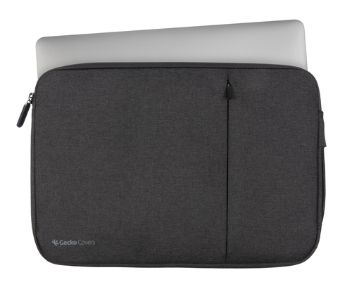 Gecko Covers Universal Eco Laptop Sleeve - 11 inch - Black. Case type: Sleeve case, Maximum screen size: 27.9 cm (11"), Nu