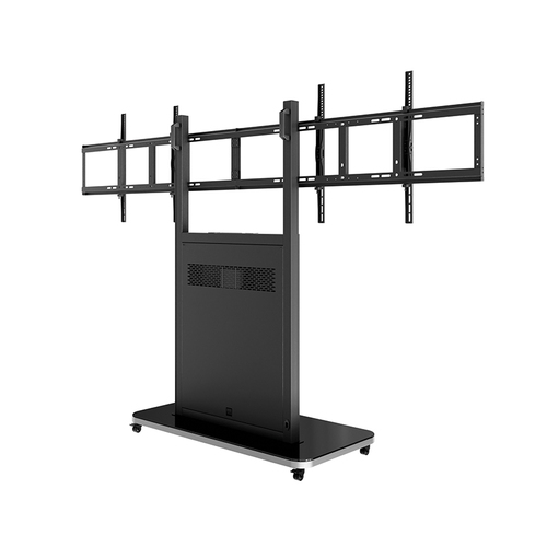 HAGOR Monitorständer - Bildschirmgröße: Bis zu 165,1 cm (65 Zoll) - 80 kg TragfähigkeitDisplay Type Supported: - Boden - S