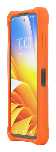 MOBILIS PROTECH Robust Tasche Zebra Mobilcomputer - Warn-Orange - Sturzsicher, Stoßfest, Staubfest, Schlagfest, Anitbakter
