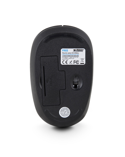 Souris Urban Factory - Fréquence radio - Sans fil - 2,40 GHz