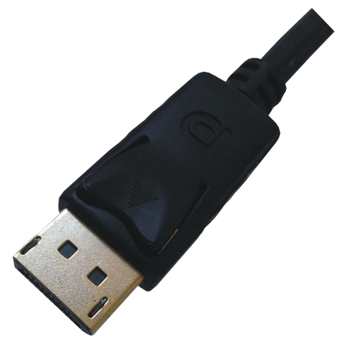 M-CAB 7000974 3 m Videokabel - Zweiter Anschluss: 1 x 20-pin DisplayPort Digital Audio/Video - Male - Abschirmung - Schwarz