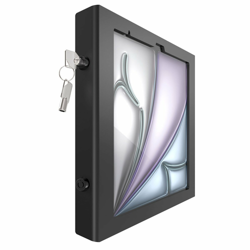 iPad Air M2 & M3 13" , Apex Enclosure Swing Wall Mount Black - iPad Air M2 & M3 13" , Apex Enclosure Swing Wall Mount Black