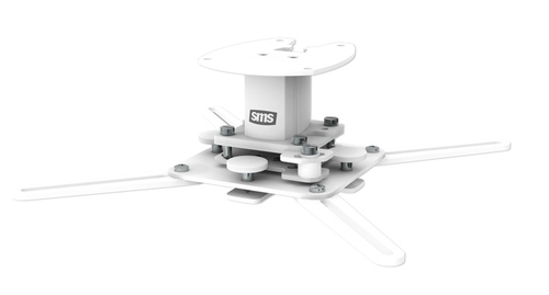 SMS Precision Ceiling Mount for Projector - White - 20 kg Load Capacity - Aluminium