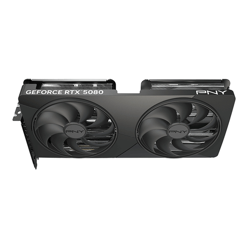 Carte Graphique PNY NVIDIA GeForce RTX 5080 16GB Slim - 16 Go - Double E nécessaire - Refroidisseur de Ventilateur