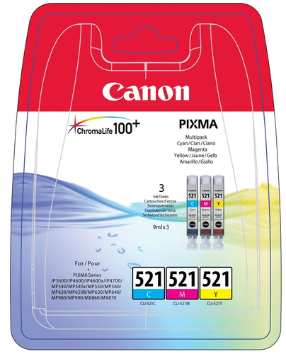 Canon CromaLife 100+. Type de cartouche d'encre: Rendement standard, Colour ink type: Encre à pigments, Type d'alimentatio
