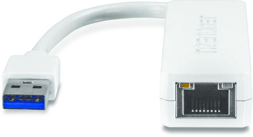 TRENDnet TU3-ETG Gigabit-Ethernet-Karte für Computer - 10/100/1000Base-T - Neu - Desktop - USB - 8 Gbit/s Datenübertragung