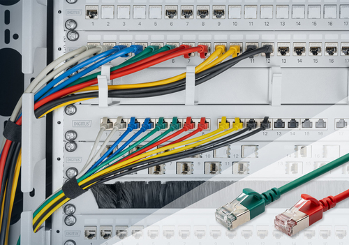 Digitus 10 m Kategorie 6a Netzwerkkabel - 1 Stück - Cable for Netzwerkgerät - 10 Gbit/s - Patchkabel - Abschirmung - LSZH 