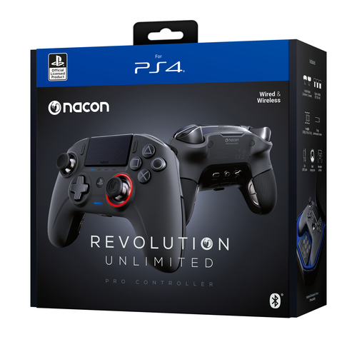 NACON Pro Gaming Pad - Wireless - Bluetooth - USB - PlayStation 4, PC, Mac3 m Cable