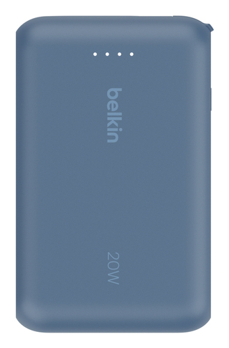 Belkin BoostCharge Stromspeicher - Blau - für Smartphone, Tablet-PC, iPad mini, iPad, iPad Pro - 10000 mAh - 20 W - USB Ty