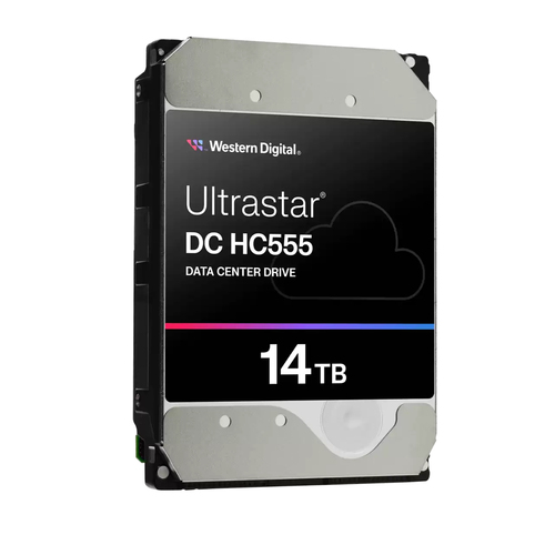 Western Digital Ultrastar DC HC555. Capacidade do Disco Rígido: 14 TB, Velocidade do disco rígido: 7200 RPM, Tamanho do bu
