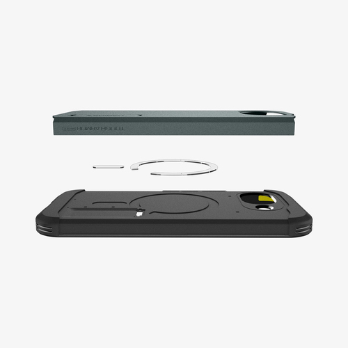 Spigen Tough Armor (Mag Fit) Pixel 10a Case Abyss Green. Case type: Cover, Brand compatibility: Google, Compatibility: Pix