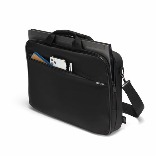 Dicota Top Traveller ONE Tasche für 35,6 cm (14 Zoll) bis 40,6 cm (16 Zoll) Notebook - Schwarz - Polyethylenterephthalat (