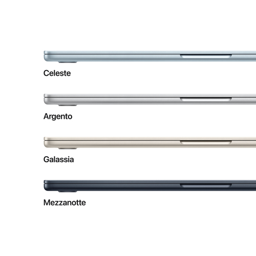 Computer portatile - Apple MacBook Air MDVC4X/A 38,9 cm (15,3"") - Apple M5 - 24 GB - 1 TB SSD - Argento - Apple M5 Chip -