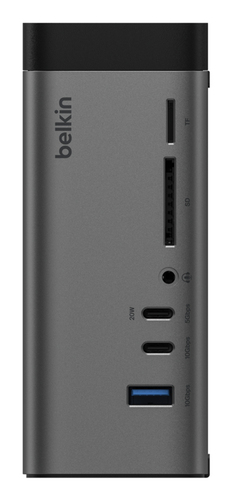 Belkin Connect USB-Typ C Docking Station für Monitor, Speicherkartenleser - Ladefunktion - Speicherkartenleser - SD, micro