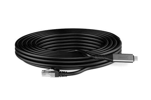 Digitus 5 m Kategorie 6a Netzwerkkabel - 1 Stück - Cable for Netzwerkgerät, Notebook, Tablet, Smartphone, iPhone, iPad, Ro