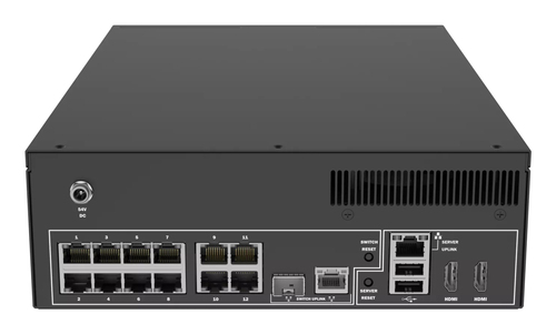 Axis S2212 Mk II 6 TB. Canais de entrada de vídeo: 12 canais, Resolução Máxima: 1920 x 1080 pixels, Modos de gravação de v