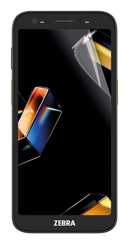 MOBILIS 5H Screen Protector for Zebra - Clear - 1 Unit - For AMOLED Mobile Computer - Anti-microbial - Anti-shock, Scratch