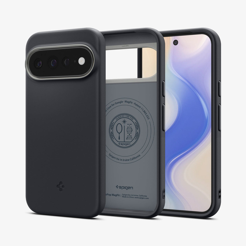 Spigen Nano Pop Case for Google Pixel 11 Pro XL Smartphone - Black Sesame - Wireless Charging Compatible
