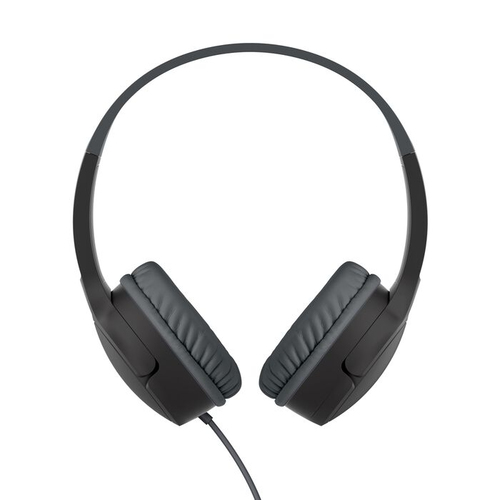 Belkin SOUNDFORM Mini Kabel Auf den Ohren Headset - Schwarz - Host-Schnittstelle: USB-Typ C, Mini-Phone (3,5mm)