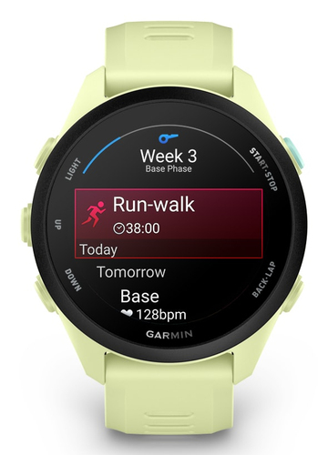 Garmin Forerunner 70. Display diagonal: 3.05 cm (1.2"), Display technology: AMOLED, Display resolution: 390 x 390 pixels, 