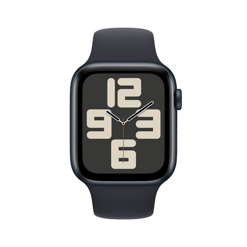 Apple Watch SE GPSCassa 44mm in Alluminio Mezzanotte con Cinturino Sport Mezzanotte - M/L. Tecnologia display: OLED, Risol
