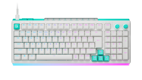 Logitech G G512 X 98 Gaming-Tastatur - Kabel Konnektivität - USB Schnittstelle - RGB LED - International englisch - Weiß -