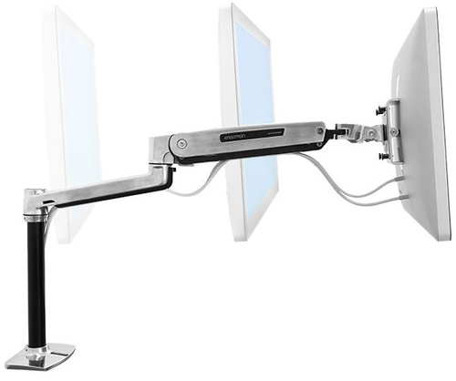 Ergotron LX Series LX HD Sit-Stand. Maximum weight capacity: 13.6 kg, Maximum screen size: 116.8 cm (46"). Height adjustme