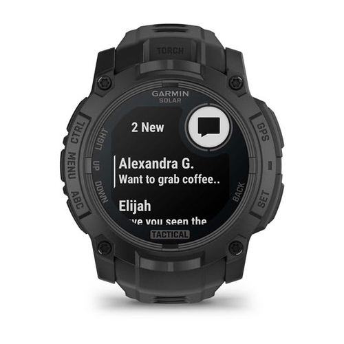 Garmin Instinct . Display diagonal: 3.05 cm (1.2"), Display technology: AMOLED, Display resolution: 390 x 390 pixels, Touc