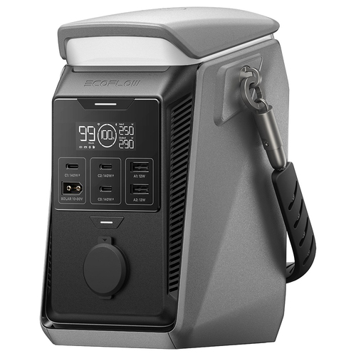 EcoFlow TRAIL Plus 300 DC. Charging source: Cigar lighter, Solar, USB, Battery capacity: 288 Wh, Total output power: 300 W