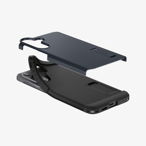 Spigen Tough Armor Case for Samsung Galaxy A57 Smartphone - Metal Slate - Impact Resistant, Shock Absorbing, Anti-scratch,