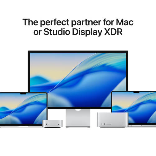 Apple Studio Display - Standard glass - Tilt- and height-adjustable stand. Display diagonal: 68.6 cm (27"), Display resolu