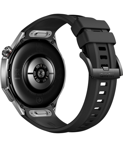 Huawei Watch GT 5 Pro Smart Watch - 46 mm Case Width - Black Case Color - Black Band Color - Nanocrystalline Ceramic Case 
