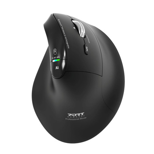 Port Mouse - Bluetooth/Radio Frequency - Wireless - 2.40 GHz - Rechargeable