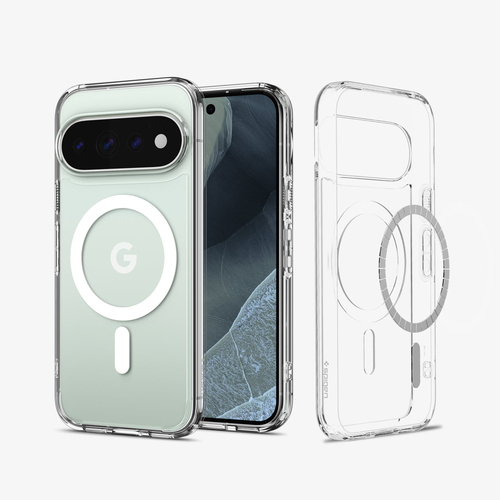 Spigen Ultra Hybrid Case for Google Pixel 11 Pro XL Smartphone - Transparent, White - Crystal Clear - Drop Resistant, Scra