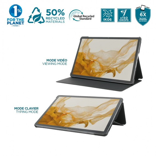 Mobilis 068016. Tipo de mala: Fólio, Compatibilidade da marca: Samsung, Compatibilidade: Galaxy Tab S10+ / Galaxy Tab S9 F