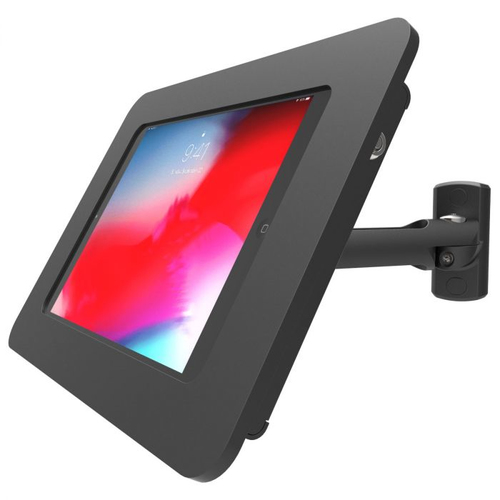 Compulocks VESA Swing Arm Mount Black - 100mm x 100mm and 75mm x 75mm VESA Compatible Mount, Low-profile Mounting Bracket,