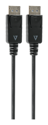 Cavo A/V V7 V7DPPRO-3M-BLK - 3,05 m DisplayPort - Cable for Dispositivo audio/video, PC, Monitor, Proiettore - 32,4 Gbit/s