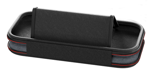 PowerA Slim Case Carrying Case Nintendo Portable Gaming Console - Dark Heather Gray - Scratch Resistant Screen Protector, 