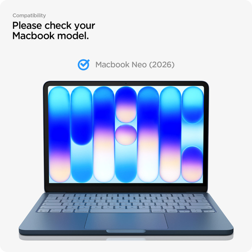 Spigen Safe View MacBook Neo 13-inch Privacy Screen Protector. Maximum screen size: 33 cm (13"), Suitable for: Laptop, Typ